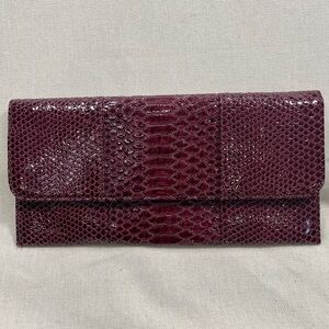 Elegant Burgundy Clutch